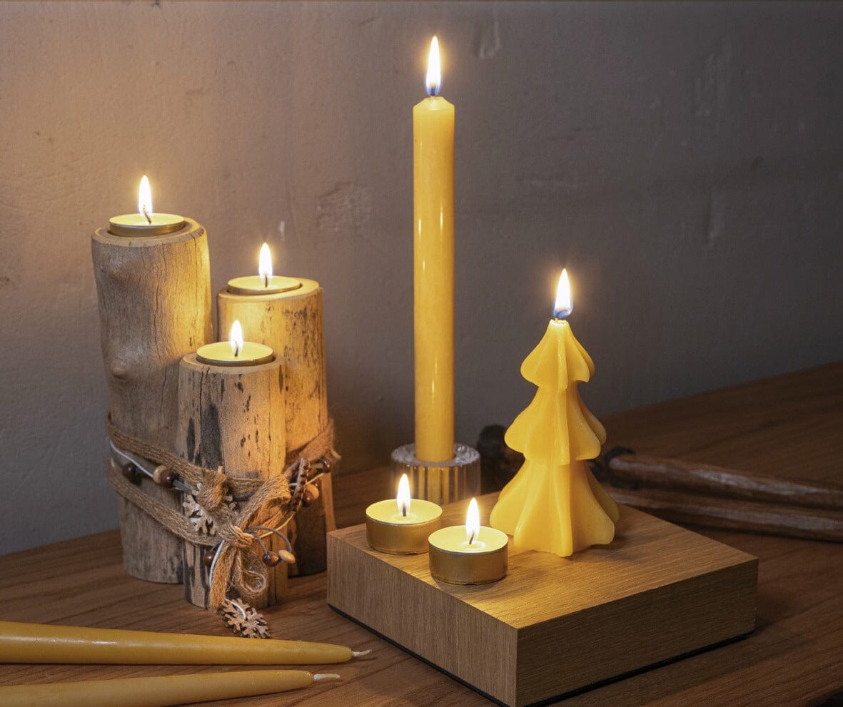 Fyrfadslys Bivoks 6 STK - Suztain.no