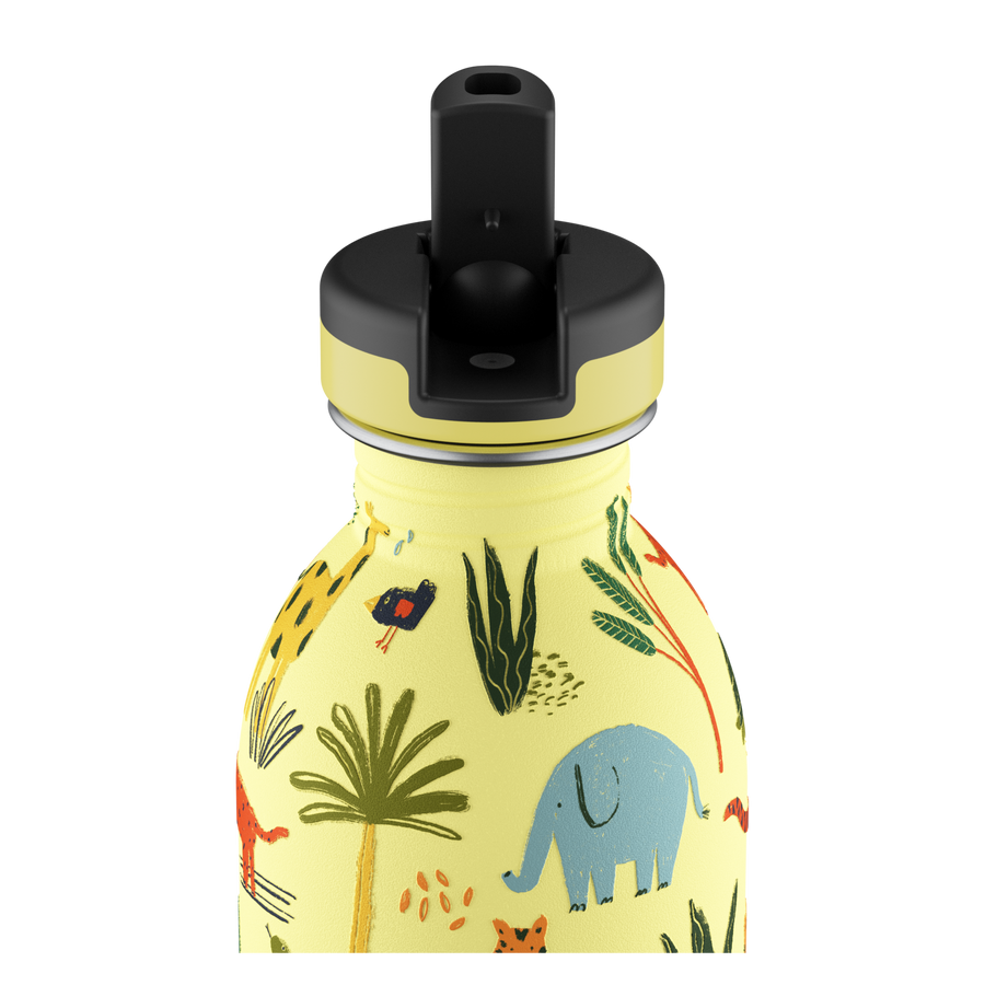 24Bottles Urban Drikkeflaske Barn 250 ml - Jungle Friends - Suztain.no
