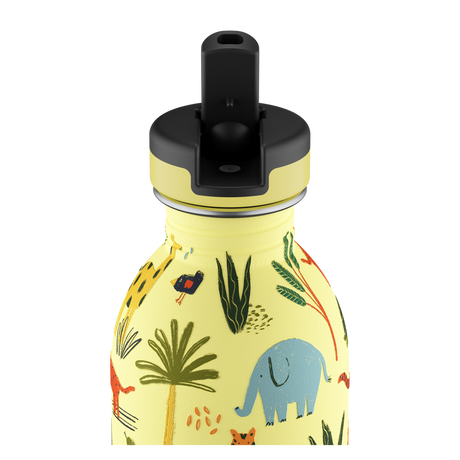24Bottles Urban Drikkeflaske Barn 250 ml - Jungle Friends - Suztain.no