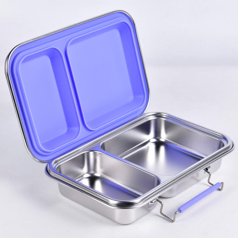 Suztain Matboks i Stål med 2 Rom - Lilla Suztain