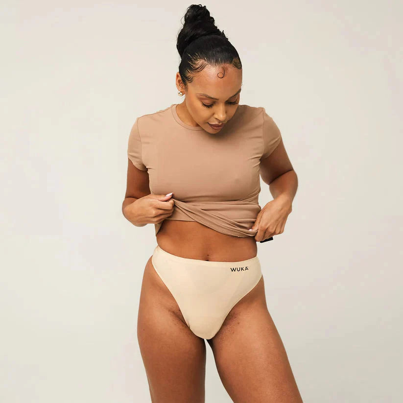 WUKA Stretch™ Thong – Light Nude - Suztain.no