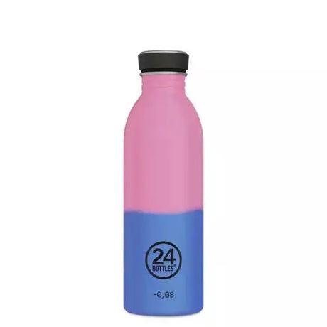 24 Bottles Urban Drikkedunk 500 ml - Reactive Pink / Blue - Suztain.no