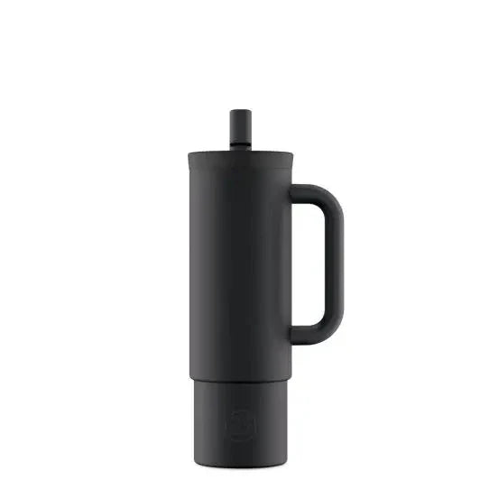 24 Bottles Termokop Sugerør 800 ML - Tuxedo Black