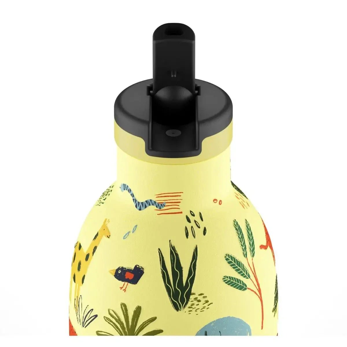 24 Bottles Clima drikkeflaske Sugerør Barn 330 ml - Jungle Friends