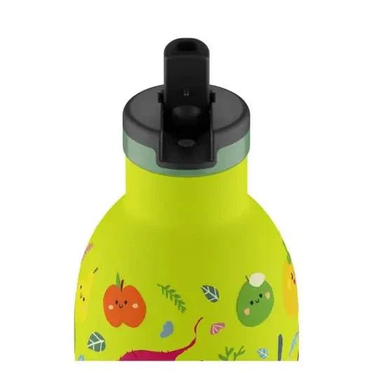 24 Bottles Clima Drikkedunk Sugerør Børn 330 ml - Veggie Friends