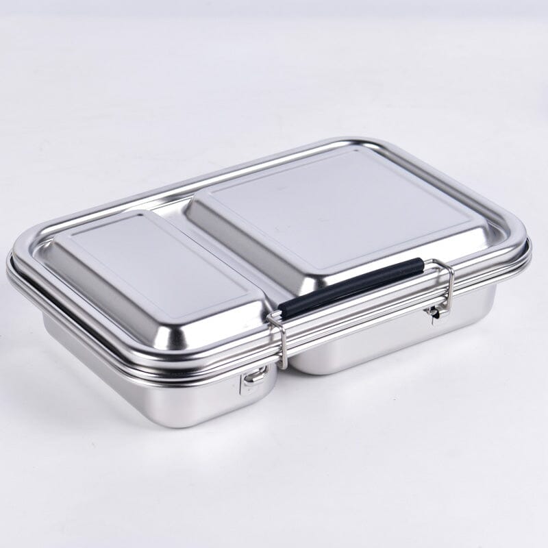 Suztain Matboks i Stål med 2 Rom - Hvit Suztain