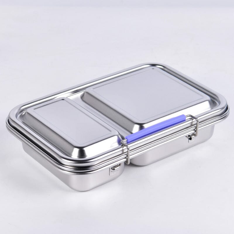 Suztain Matboks i Stål med 2 Rom - Lilla Suztain