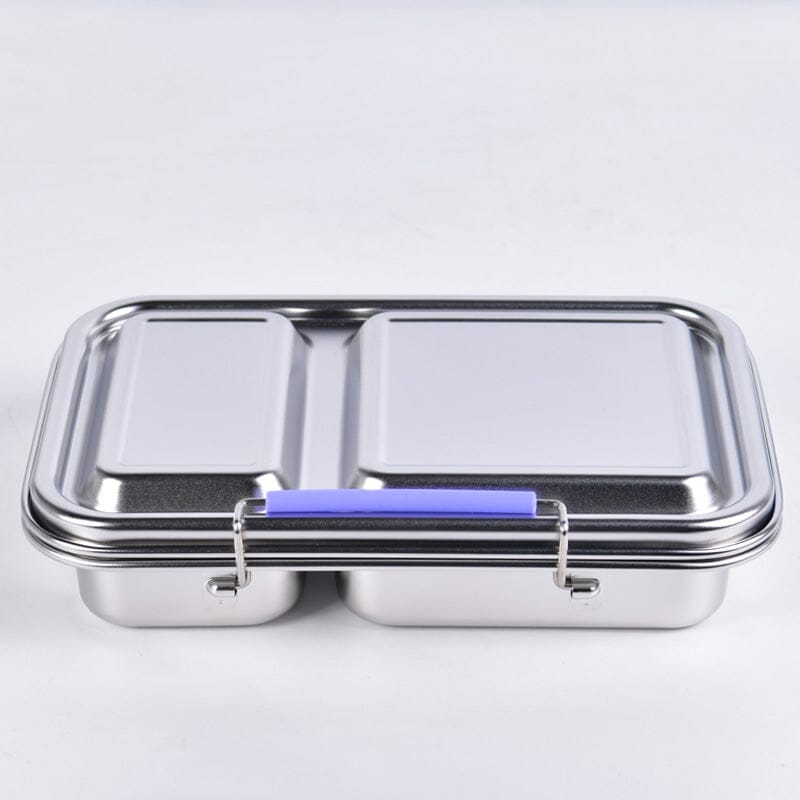 Suztain Matboks i Stål med 2 Rom - Lilla Suztain