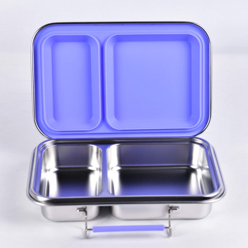 Suztain Matboks i Stål med 2 Rom - Lilla Suztain