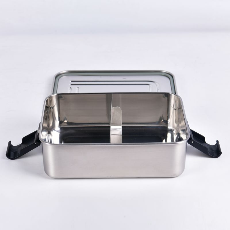 Suztain Matboks i Stål med Romdeler - 1200 ml Suztain