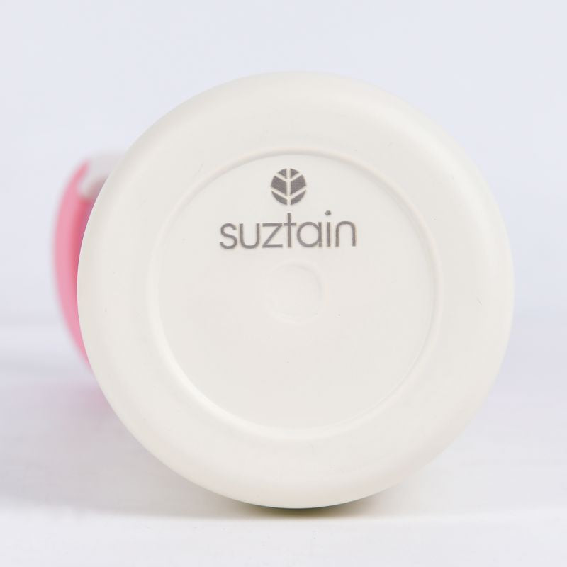 Drikkeflaske Barn med Sugerør 400 ml - Rosa Suztain