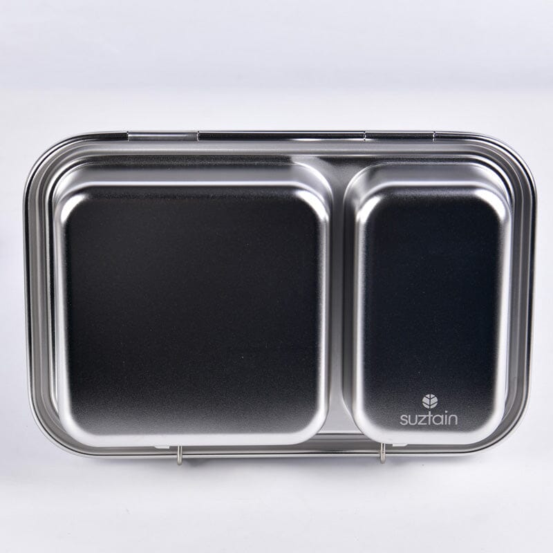 Suztain Matboks i Stål med 2 Rom - Hvit Suztain