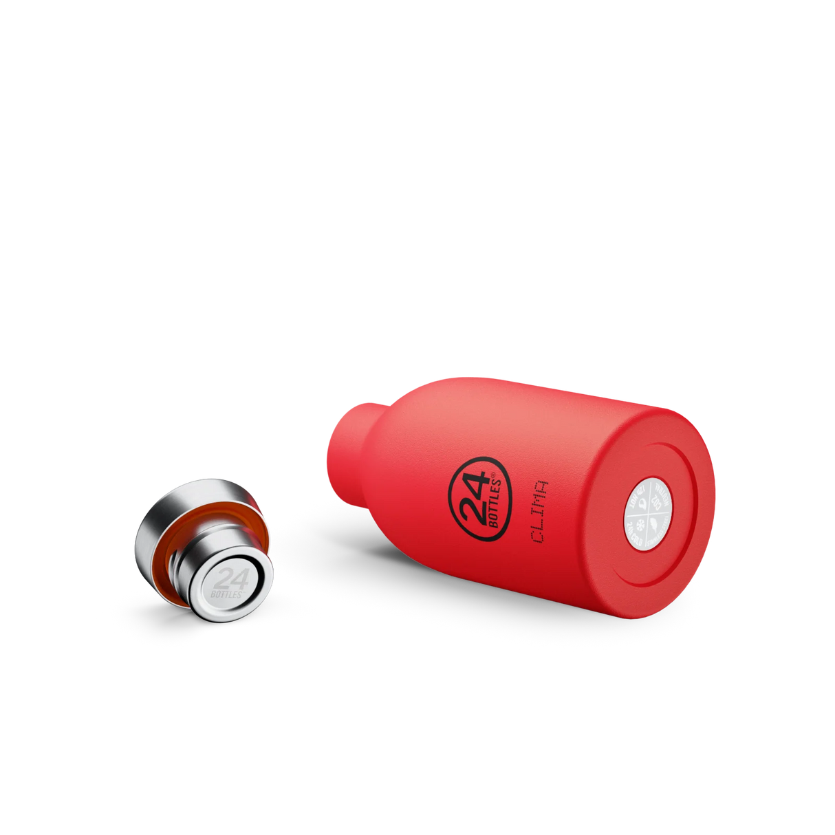 24Bottles Clima Drikkeflaske 330 ml - Hot Red 24Bottles
