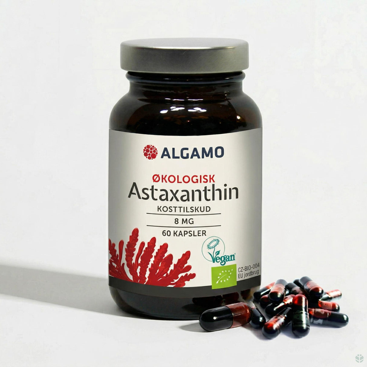 ALGAMO Astaxanthin Bio 8 mg - 60 Kapsler