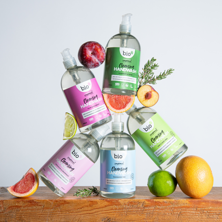 BIO-D Antibakteriell Håndsåpe - Lime & Aloe Vera - 500ml - Suztain.no