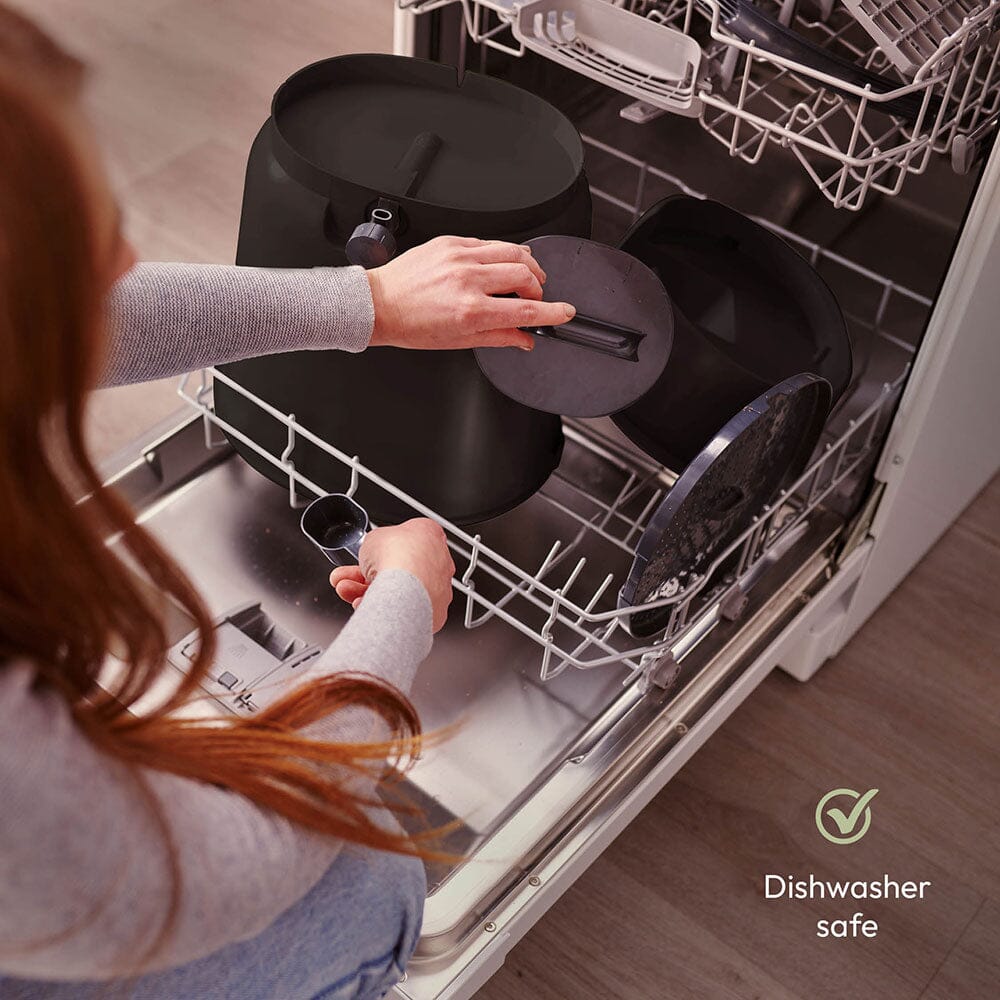 2 Bokashi Essence Kompostbøtter – Sort, inkl. 1 kg Bokashi-strø - Suztain.no