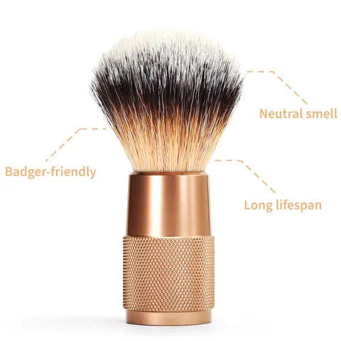 Bambaw Barberbørste - Rose Gold - Suztain.no