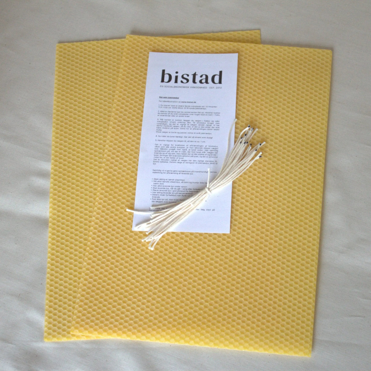 Bistad - Rull Selv Bivokslys – Bordlys - Suztain.no