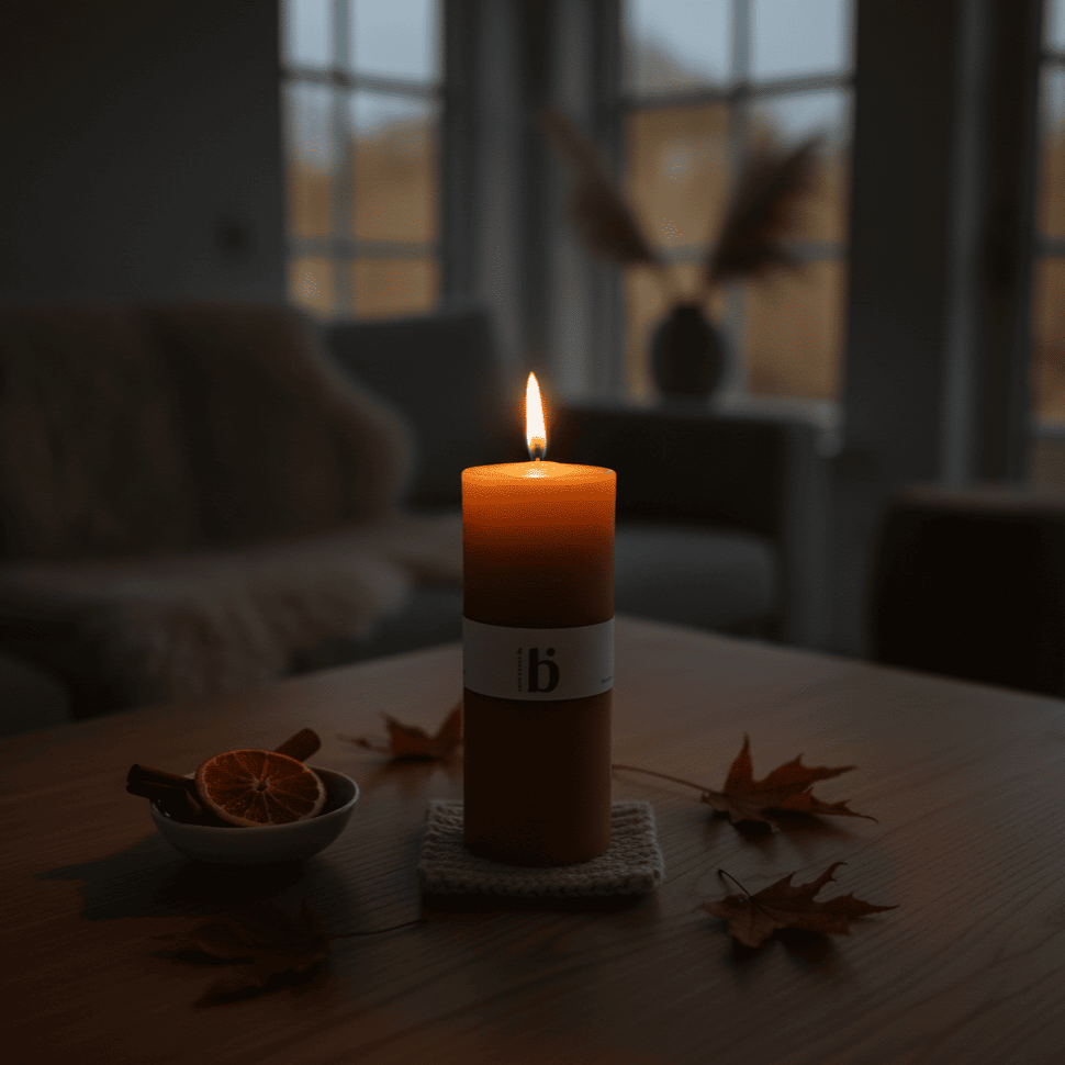 Bistad Kubbelys av 100% Bivoks - 14 cm Bistad