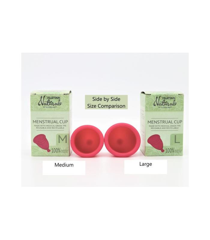 Menstruationskop - Str. M - Suztain.no