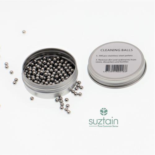 Suztain Rensekuler i rustfritt Stål – 300 stk - Suztain.no