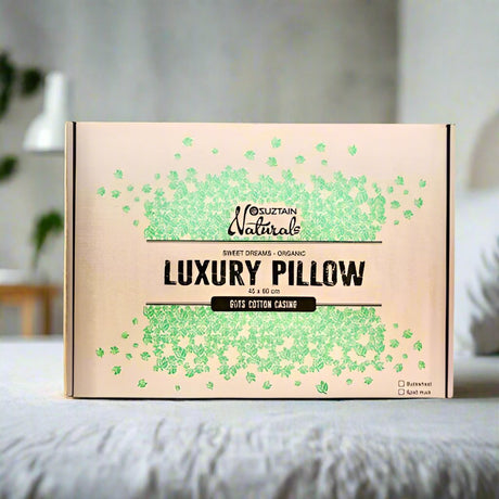 Suztain Hodepute - Økologisk Bokhvete - GOTS Sertifisert (45x60 cm) - Suztain.no