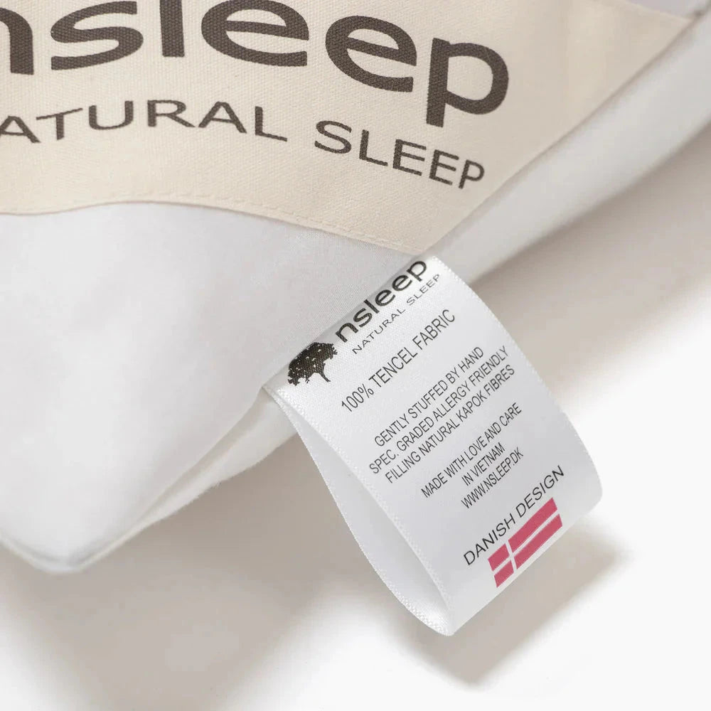 Nsleep Kapok Voksen Pude 60*63 CM - Suztain.no