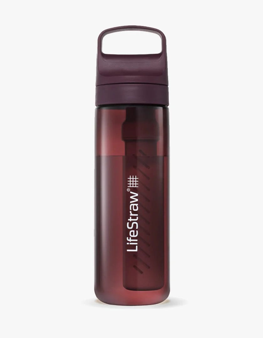 LifeStraw Go 2.0 Water Filter Drikkeflaske 650 ml - Merlot Me Away LifeStraw