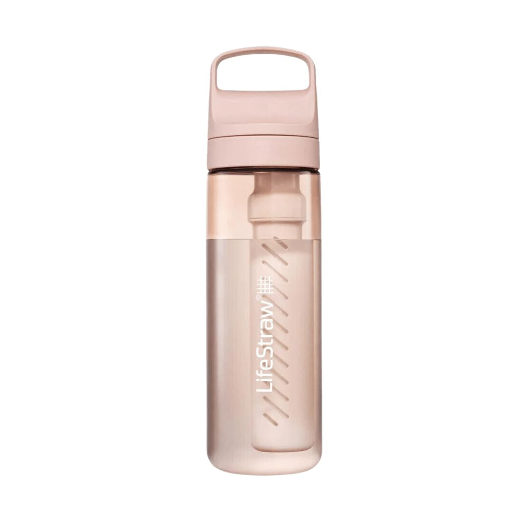 LifeStraw Go 2.0 Water Filter Drikkeflaske 650 Ml - Cherry Blossom Pink
