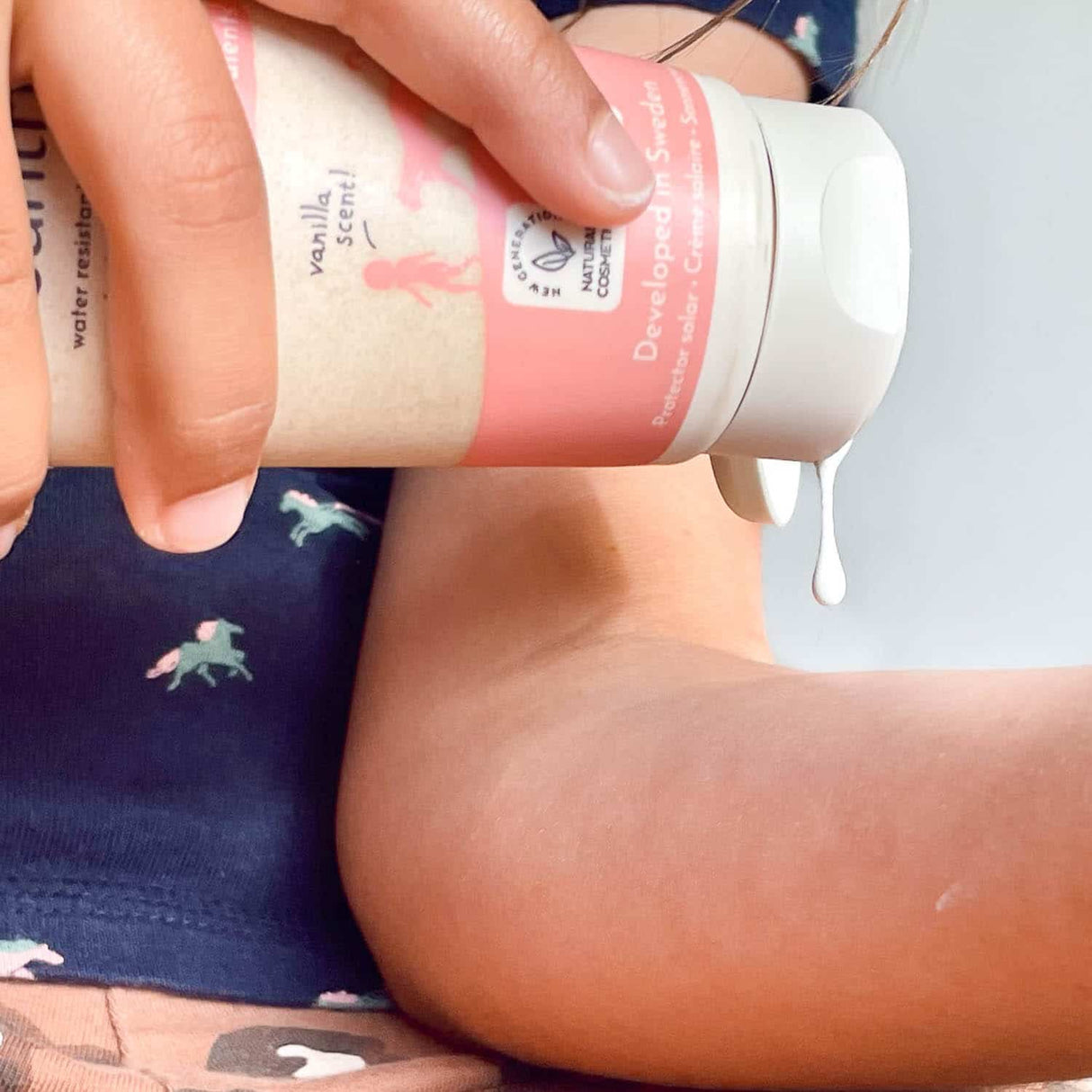 Suntribe All Natural Mineral Børn & Baby Solcreme SPF 30, 100 ml - Suztain.no