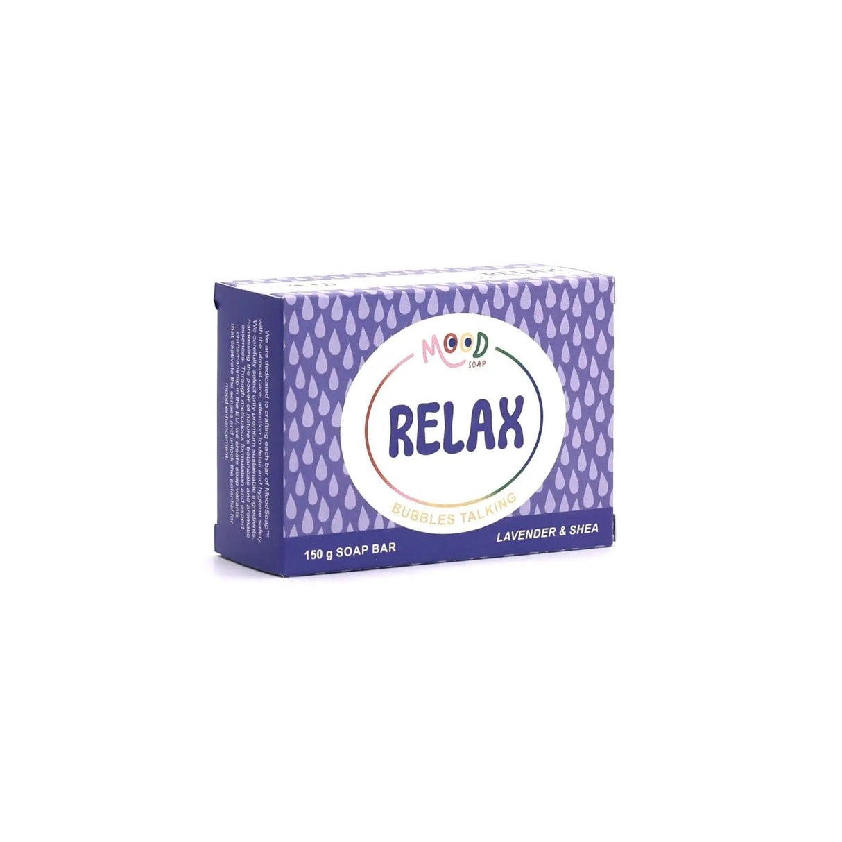 MoodSoap såpe - Relax - Lavendel & Shea - 150g - Suztain.no