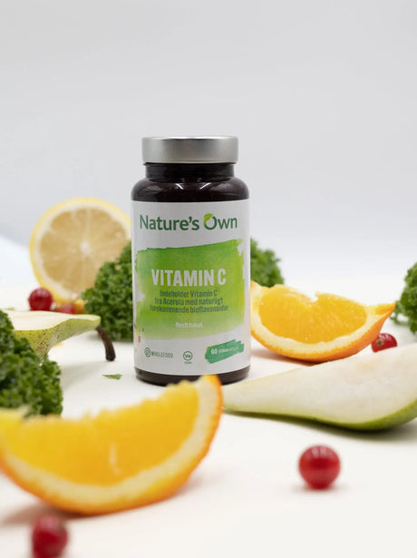 Nature's Own Vitamin C - 60 Kapsler - Suztain.no