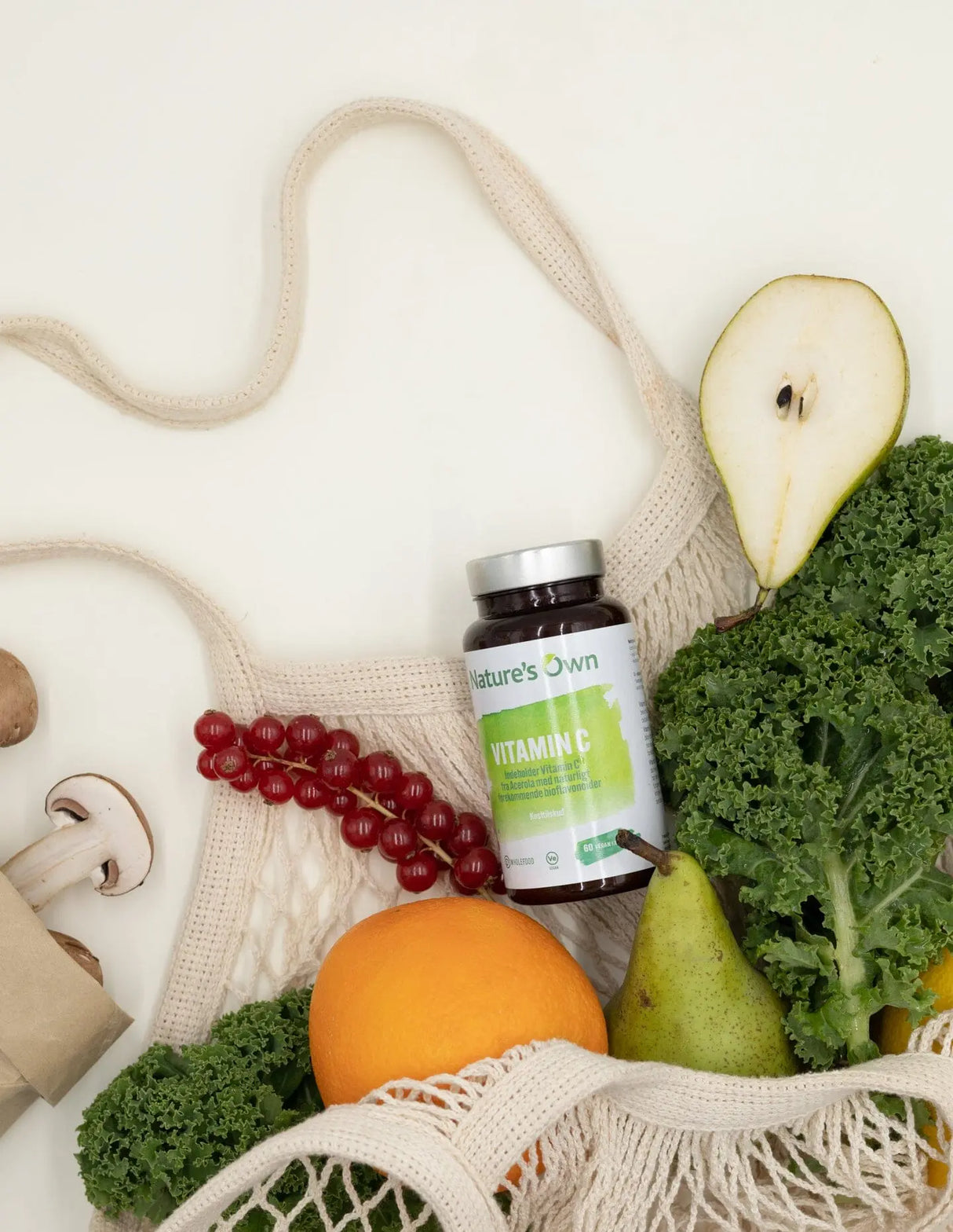 Nature's Own Vitamin C - 60 Kapsler - Suztain.no