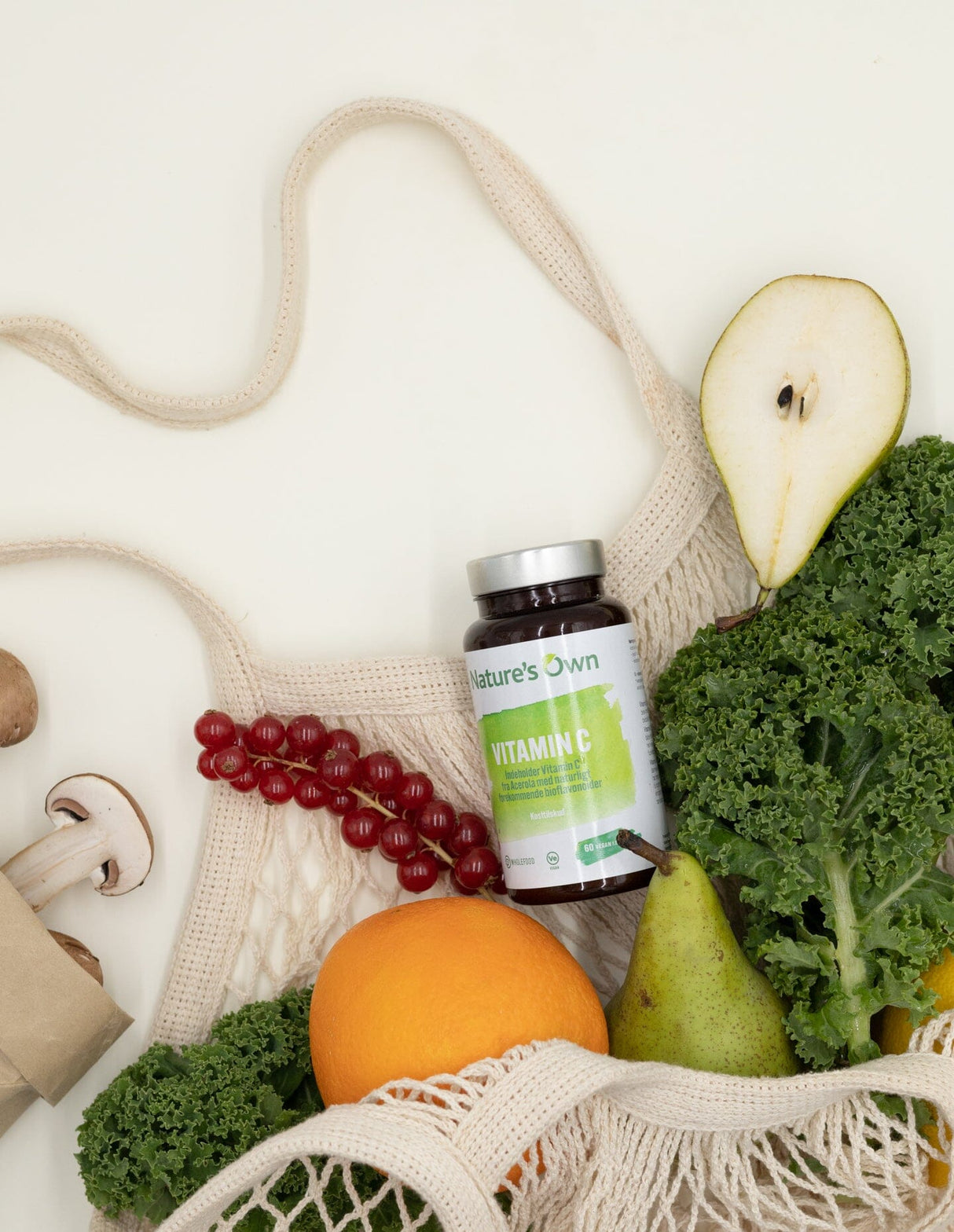 Nature's Own Vitamin C - 60 Kapsler - Suztain.no