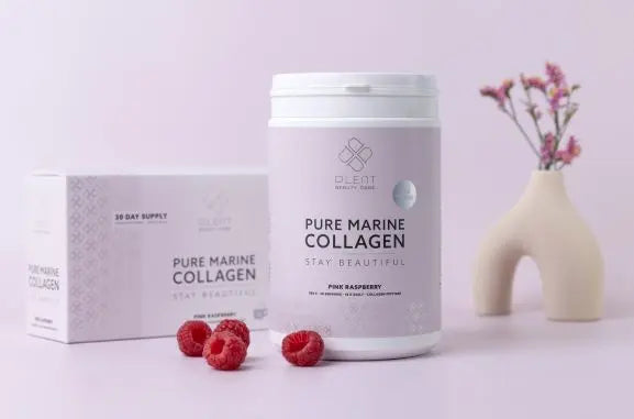 Plent Marine Collagen Bringebær - 300 g - Suztain.no
