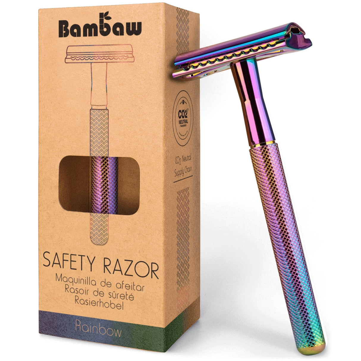Bambaw Safety Razor - Rainbow - Suztain.no
