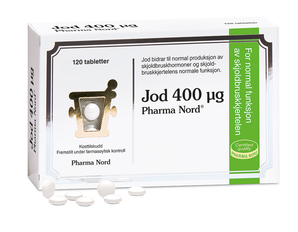 Pharma Nord Jod 400 µg - 120 tabletter