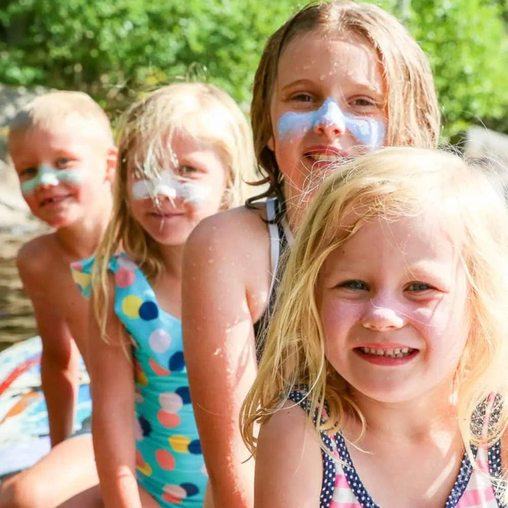 Suntribe Naturlig Ansigts & Sport Mini Solcreme SPF 50 - Ocean Blue - Suztain.no