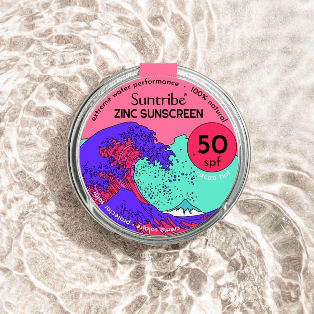 Suntribe Zinc Sunscreen Ltd. Edition solkrem SPF 50 - Cacao Tint Suntribe