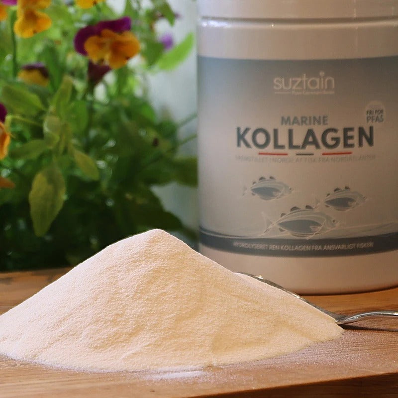 Suztain Marine Collagen med C-vitamin - Natural 300 gram Suztain
