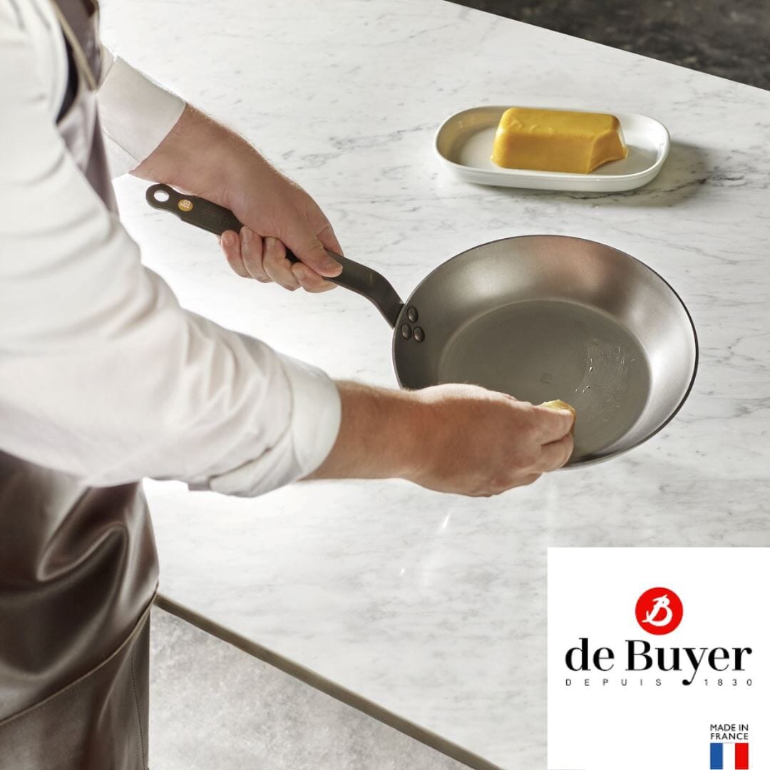 de Buyer PFAS-fri Mineral B Stegepande - diameter 32 cm - Suztain.no