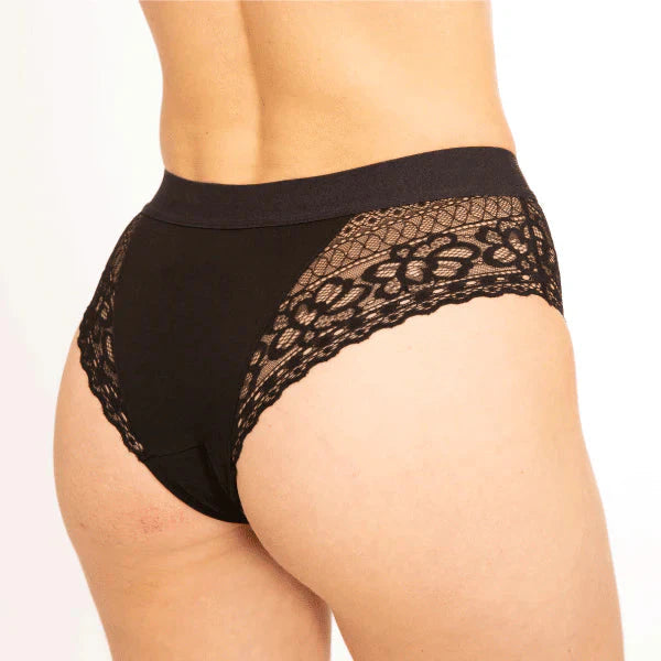 WUKA Ultimate™ Lace Hipster Brief – Medium Flow - Suztain.no