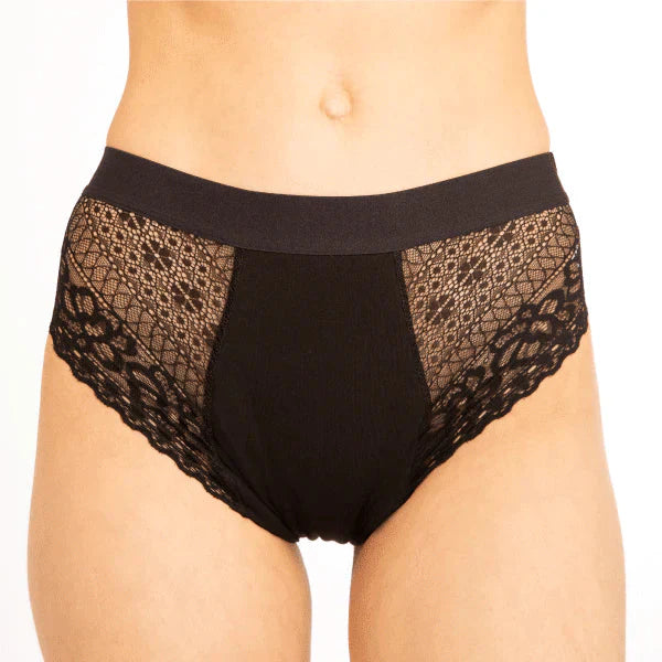 WUKA Ultimate™ Lace Hipster Brief – Medium Flow - Suztain.no