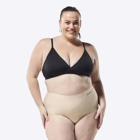 WUKA Stretch™ Boxer Short - Heavy Flow - Light Nude Wuka