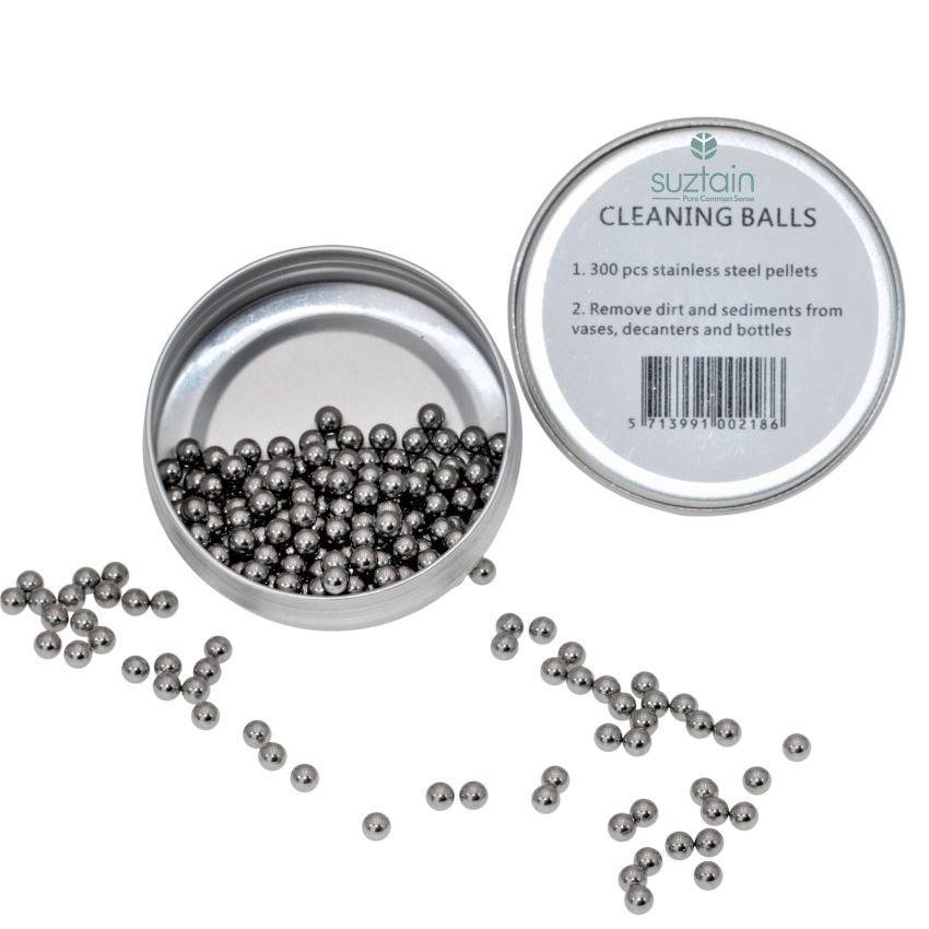 Suztain Rensekuler i rustfritt Stål – 300 stk - Suztain.no