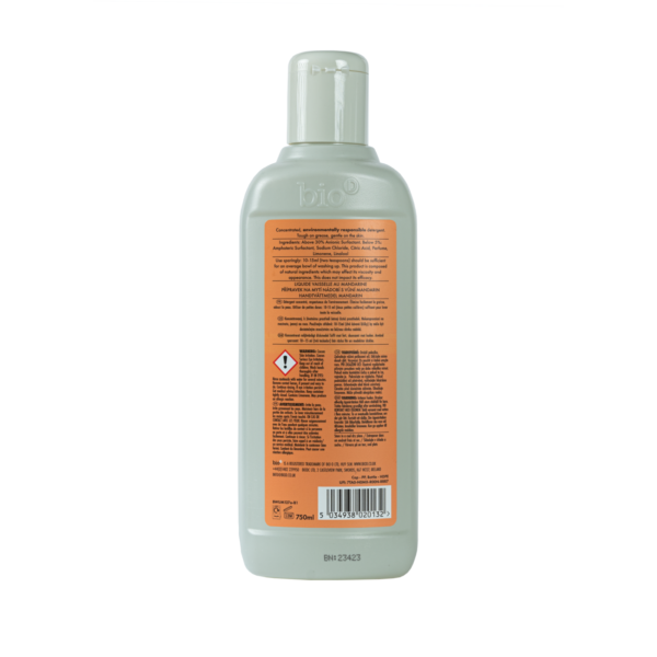 BIO-D - Flytende oppvaskmiddel - Mandarin - 750ml - Suztain.no