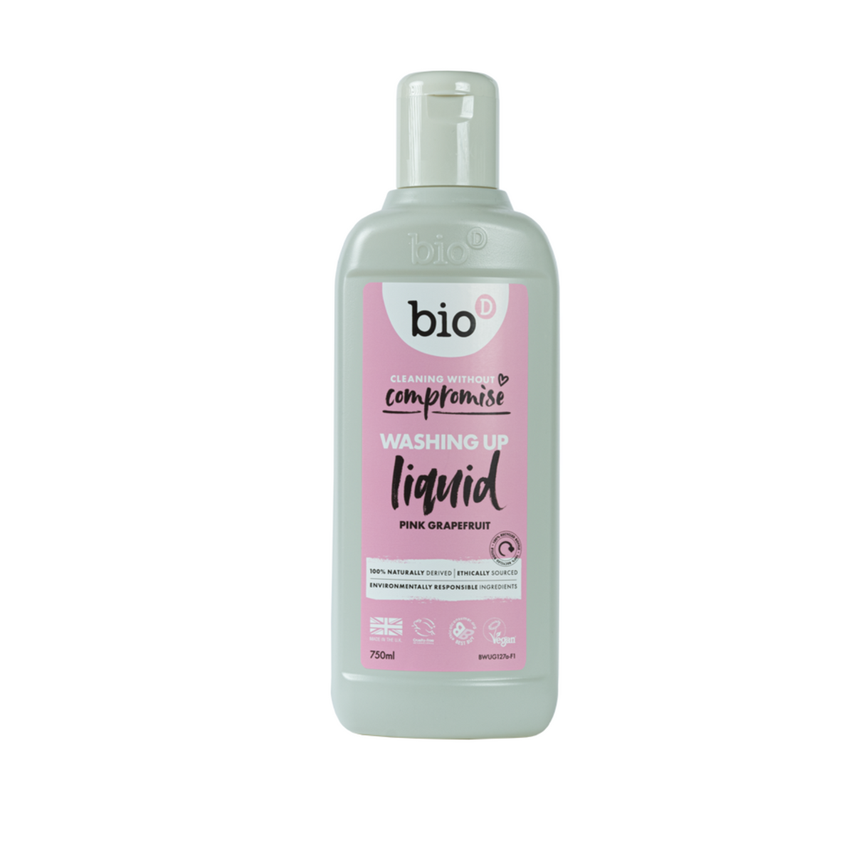 BIO-D - Flytende oppvaskmiddel - Grapefrukt - 750ml - Suztain.no