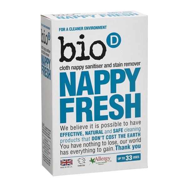 BIO-D - Nappy Fresh - 500g - Desinfeksjon for klesvask - Suztain.no