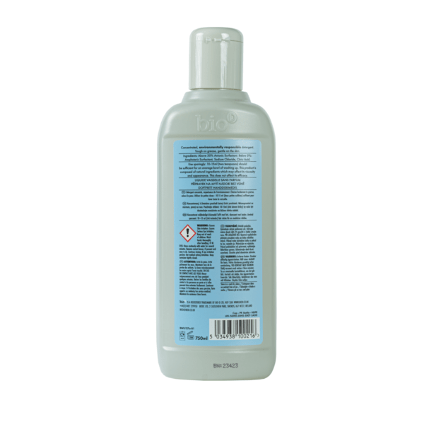 BIO-D - Flytende oppvaskmiddel - Uparfymert - 750ml - Suztain.no
