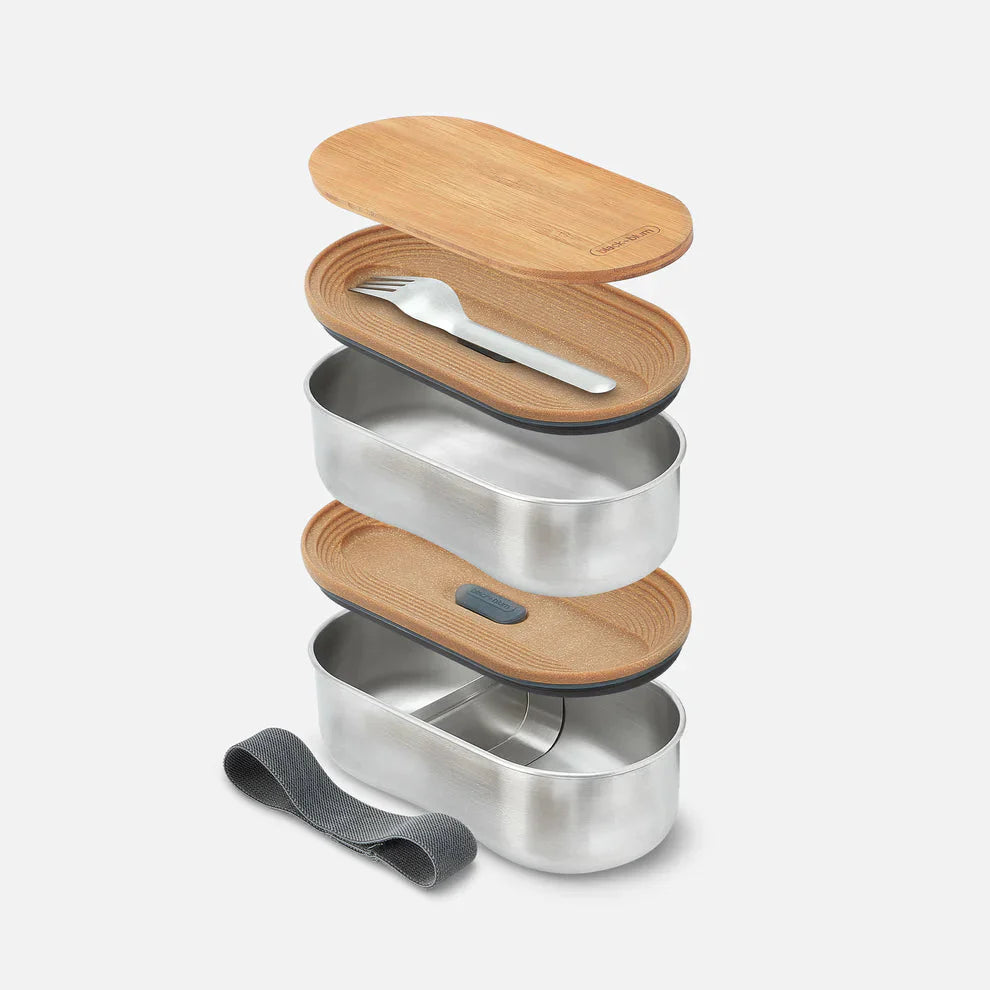 Black & Blum Snack Bokse Bento 1L - 2 STK - Suztain.no